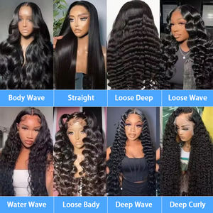 Peluca de Cabello Humano Brasileño Barata al por Mayor con Frente de Encaje HD, Calidad Remy, Larga y de Alta Densidad para Mujeres Negras - Product Image 6