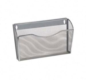 <b>Wall</b> Folder File Letter Pocket Holder Metal Mesh <b>Desk</b> Hanging Basket Box Bin Mail A4 Size Paper Document Organizer - Product Image 4