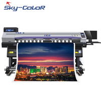 2024 Skycolor 1,8 m 4 cabezales i3200 impresora eco solvente impresora de vinilo de gran formato