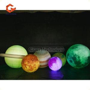Système solaire Planètes du système solaire Ballon gonflable de lune à LED, Jupiter, Terre, Mars, Soleil, Uranus, <span class=keywords><strong>Neptune</strong></span> Système solaire pour décorations - Product Image 3