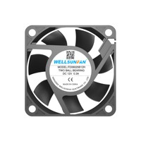 Ventilateur de refroidissement à roulement à billes WELLSUNFAN 60MM 6025 DC, pièce de rechange de 2 pouces, refroidisseur de processeur PC Valkyrie, boîtier d'ordinateur