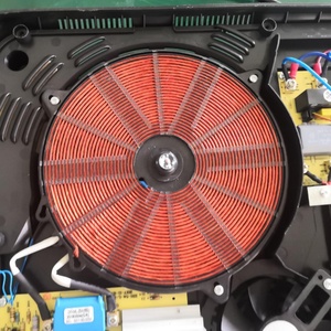 เตาแม่เหล็กไฟฟ้าแบบสองหัวเตา หน้าเตาทำจากเซรามิกแก้ว สำหรับทำอาหารที่บ้าน พร้อมระบบล็อคป้องกันเด็ก - Product Image 4