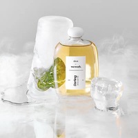 100ML 250ML 350ml 500ml Scellé Épaule Inclinée Lait Kombucha Thé Infusion Froide Café Boisson Verre Bouteille Plate Avec Couvercle Blanc