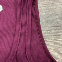 Camiseta sin mangas acanalada para mujer, 95% algodón, 5% licra, transpirable, elástico, cuello cuadrado, corte ajustado, plumas sexis, novedad