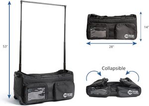 Free sample Travel 28-inch Personalized Large Capacity <b>Garment</b> Bag for Ballet Costumes, Clothing <b>Rack</b>, and Dance Suitcase - Product Image 3