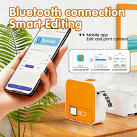 Machine à étiquettes sans fil mini portable pour smartphone avec ruban, imprimante thermique directe rechargeable