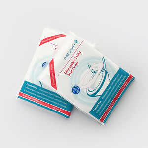 Coprisedili monouso essenziali per vasino carta lavabile per viaggi in aereo forniture per bagno e servizi igienici - Product Image 3