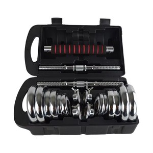 Set di Manubri Professionali di Lusso da 20kg, <span class=keywords><strong>Pesi</strong></span> Regolabili <span class=keywords><strong>per</strong></span> Palestra Domestica, Attrezzatura <span class=keywords><strong>per</strong></span> Allenamento di Forza e Fitness - Product Image 2