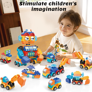 Feelo <span class=keywords><strong>2025</strong></span> Đồ chơi khối xây dựng Robot mắt lớn mới cho giáo dục bé trai Robot tự làm 88 chiếc đồ chơi khối xây dựng gạch lớn fl42015 - Product Image 4