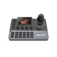 Vista previa de pantalla LCD HDKATOV PoE de 3 ", controlador de cámara 4D Joystick PTZ para Church PELCO D/P RS232 RS485