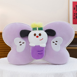 Super <b>Soft</b> Cute Embroidered Cartoon Plush Doll Pillow Plush Animal Cushion Butterfly Decor Bed <b>Stuffed</b> Animal <b>Toys</b> Wholesale - Product Image 5