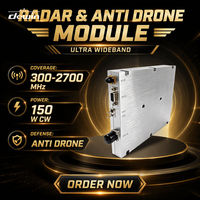 Module amplificateur de puissance à semi-conducteurs GaN 150W 300-2700MHz large bande SSPA pour systèmes de communication et de défense électronique