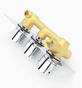 Sistema de Ducha Termostático de Latón Cromado Pulido, Totalmente Metálico, de Gran Flujo, Empotrado, con Cabezal de Ducha de Lluvia LED de 12 Pulgadas, Precio de Fábrica - Product Image 6