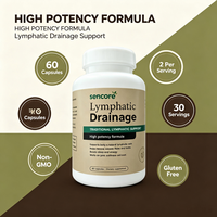 Complément de soutien lymphatique à base de plantes - Capsules détoxifiantes et stimulantes immunitaires pour adultes
