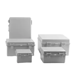 KG Series ip66 Abs Pc Boîtier en plastique à charnière Boîte de distribution extérieure étanche Boîte de jonction électrique étanche