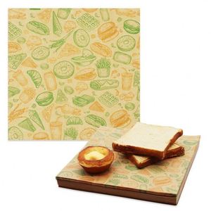 กระดาษห่ออาหาร กระดาษห่อแซนวิช กระดาษไขสำหรับอาหาร - Product Image 2
