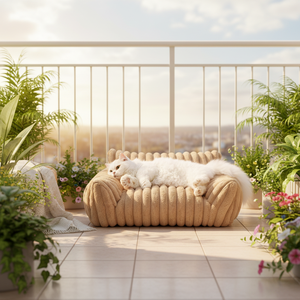 Hochwertiges Luxuriöses Modernes Solides Hundebett Weich Waschbar Abnehmbar Baumwolle Haustierbett für Sommer Winter Kleine Größe Karton - Product Image 6