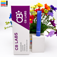 Boîte en carton pliable personnalisée en couleur avec plateau de support en papier, emballage en papier imprimé sur mesure