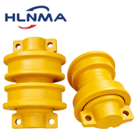 Rouleau de chenille de haute qualité à simple ou double bride pour tracteur Caterpillar D4D D5H D6D D7F D8N D9T D10N D11T – Pièce de train de roulement