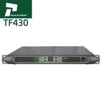 Amplificateur Paulkitson TF430 Amplificateur de puissance audio professionnel de classe D Système audio haute fidélité 4X3000w Équipement audio Amplificateurs
