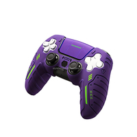 Coque de protection en silicone antidérapante Jemdo pour manette de jeu PS5, étui souple anti-transpiration, accessoire de jeu