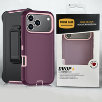 Funda Protectora HUAYUAN Negra, Azul y Transparente, Resistente, Delgada y Robusta para Tecno Spark 10, 20, Spark Go 2025 Pro, Híbrida de PC y TPU