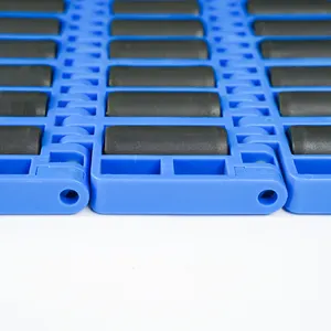 YONGLI Chain Plate Conveyor Belt Blue FDA Module Belt For Food Transport Customized Size