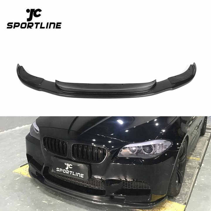 Front Bumper Lip Spoiler Kit For BMW F10 M5 2012-2016 Carbon M