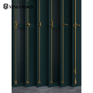 Poignées de <span class=keywords><strong>porte</strong></span> de vitrine en verre style crème personnalisées, à trou percé, pour présentoirs de collection, meubles, armoires et placards, barre de tirage longue - Product Image 5