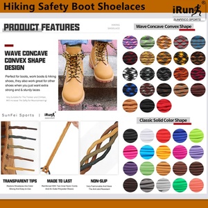 <span class=keywords><strong>IRun</strong></span>-cordones para botas de <span class=keywords><strong>trabajo</strong></span>, cordones redondos gruesos para escalada, senderismo y montañismo - Product Image 4