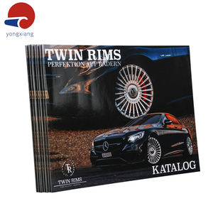 Catalogue horizontal Impression de produits Reliure parfaite Papier couché Impression de catalogue de magazines automobiles professionnels personnalisés - Product Image 1