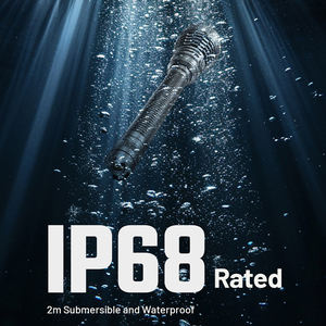 Senter LED Industri Aluminium Alloy IP68 Jangkauan 1300 Meter Pencahayaan Jarak Jauh Tahan Air untuk Pencarian dan Penyelamatan Luar Ruangan Gua - Product Image 5