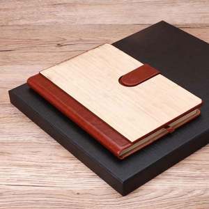 Premium Business Corporate Event Gift <b>Set</b> Wood Grain Insulated Cup Loose-leaf <b>Notebook</b> Holiday Gift Box for Graduation - Product Image 2