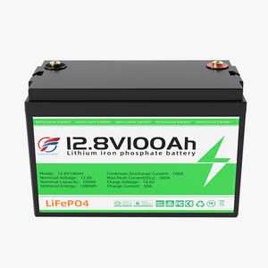 Литий-железо-фосфатный аккумулятор (LiFePO4) 12.8В 100Ач, замена свинцово-кислотных батарей, солнечные литий-ионные аккумуляторы, интеллектуальная BMS, для систем накопления новой энергии - Product Image 1