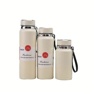 Modern Stainless Steel Double Wall Leak-Proof Vacuum <b>Thermos</b> Cup 304 Large Capacity 6-12 Hours Hot Business Gift Outdoor Use - Product Image 3