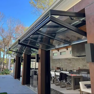 Ventanas de acristalamiento de acordeón plegables de aluminio Ventanas plegables verticales de Balcón de aluminio - Product Image 1