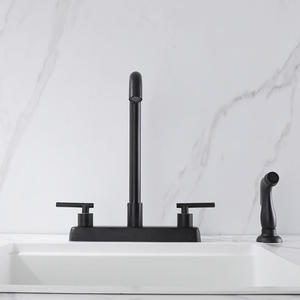 Vòi Nước Nhà Bếp với kéo xuống phun Matte thác nước màu đen RV Bồn Rửa Nhà Bếp vòi nước với phun - Product Image 6