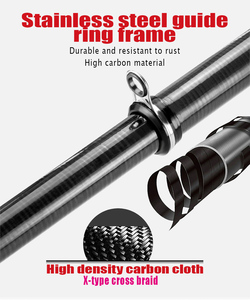 Caña <span class=keywords><strong>de</strong></span> <span class=keywords><strong>Pescar</strong></span> Telescópica <span class=keywords><strong>de</strong></span> Fibra <span class=keywords><strong>de</strong></span> Carbono Súper Resistente <span class=keywords><strong>de</strong></span> 3.6m-6.3m para Pesca en Agua Salada, Surfcasting y Carpas - Product Image 5