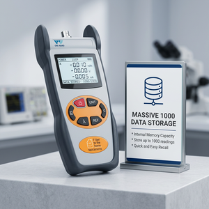 Onefind WF1207 800to1700nm InGaAs 0.01dB Data Storage SC LED FTTx <b>LAN</b> Handheld Fiber Testing Power Meter - Product Image 1