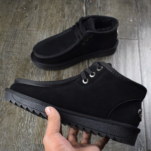 <span class=keywords><strong>Botines</strong></span> <span class=keywords><strong>de</strong></span> nieve para hombre, cálidos, suaves, personalizados, <span class=keywords><strong>de</strong></span> piel Natural gruesa, para invierno - Product Image 1