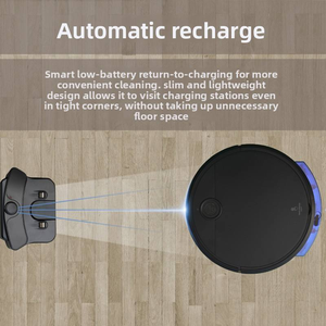 Robot aspirateur intelligent 3-en-1 avec télécommande, entièrement automatique, pour balayer, aspirer et laver les sols - Product Image 3
