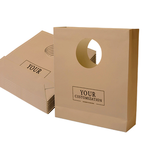 Sacs en papier kraft brun biodégradables découpés pour fleurs, cadeaux, pharmacies, sacs de courses et sacs alimentaires en papier recyclé - Product Image 1