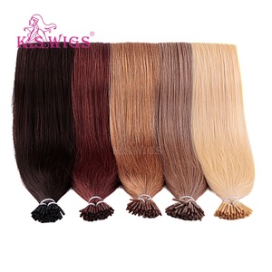 Wholesale European Hair I-<b>Tip</b> Hair Wig Set No Synthetic Remy Human Hair <b>Extensions</b> Premium Invisible Strand Pre-Bonded Hair - Product Image 6