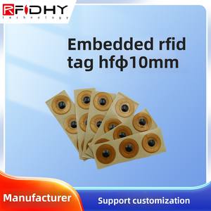 Dispositivo de piratería de etiquetas RFID resistente a altas temperaturas, Mini Chip NFC, etiqueta de Material PET, etiqueta RFID pequeña Flexible FPC PET - Product Image 5