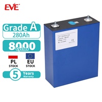 Baterai Lifepo4 EU Stock EVE 280K 8000 Siklus 3.2v Baru V3 LF280K Prismatic Lifepo4 280ah Cell