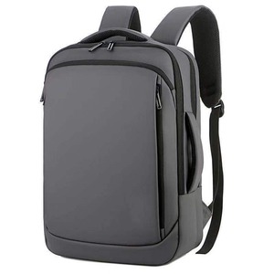 Men's Large Capacity USB Business Backpack Cross-Border Simple Double Shoulder Laptop <b>Bag</b> with Oxford Material - Product Image 3