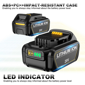 Kit de Herramientas Eléctricas de Repuesto Inalámbricas con Batería de Litio de 20 V, Taladros Eléctricos, Batería <span class=keywords><strong>Dcb205</strong></span>, Paquete de Baterías de Iones de Litio de 20 V - Product Image 4
