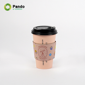 <span class=keywords><strong>Pando</strong></span> 4oz/8oz/10oz/12oz/16oz/20oz desechable logotipo personalizado impreso café Kraft doble taza de papel con tapa para bebida caliente - Product Image 5