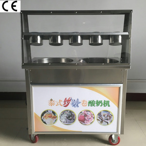 Đôi Tự Động Pan-Chiên Kem Máy Cuộn 5 Thùng 220V Máy Nén Cho Nhà Sử Dụng Nhà Hàng Thực Phẩm Cửa Hàng Đồ Ăn Nhẹ - Product Image 5