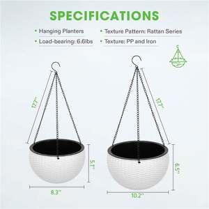 Pots en bois pour plantes petit Pot Express 3 Pack panier tissé changeant bébé <span class=keywords><strong>commode</strong></span> avec couverture mur africain kenyan - Product Image 6